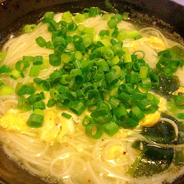 食べ過ぎた翌朝は胃腸に優しい煮麺